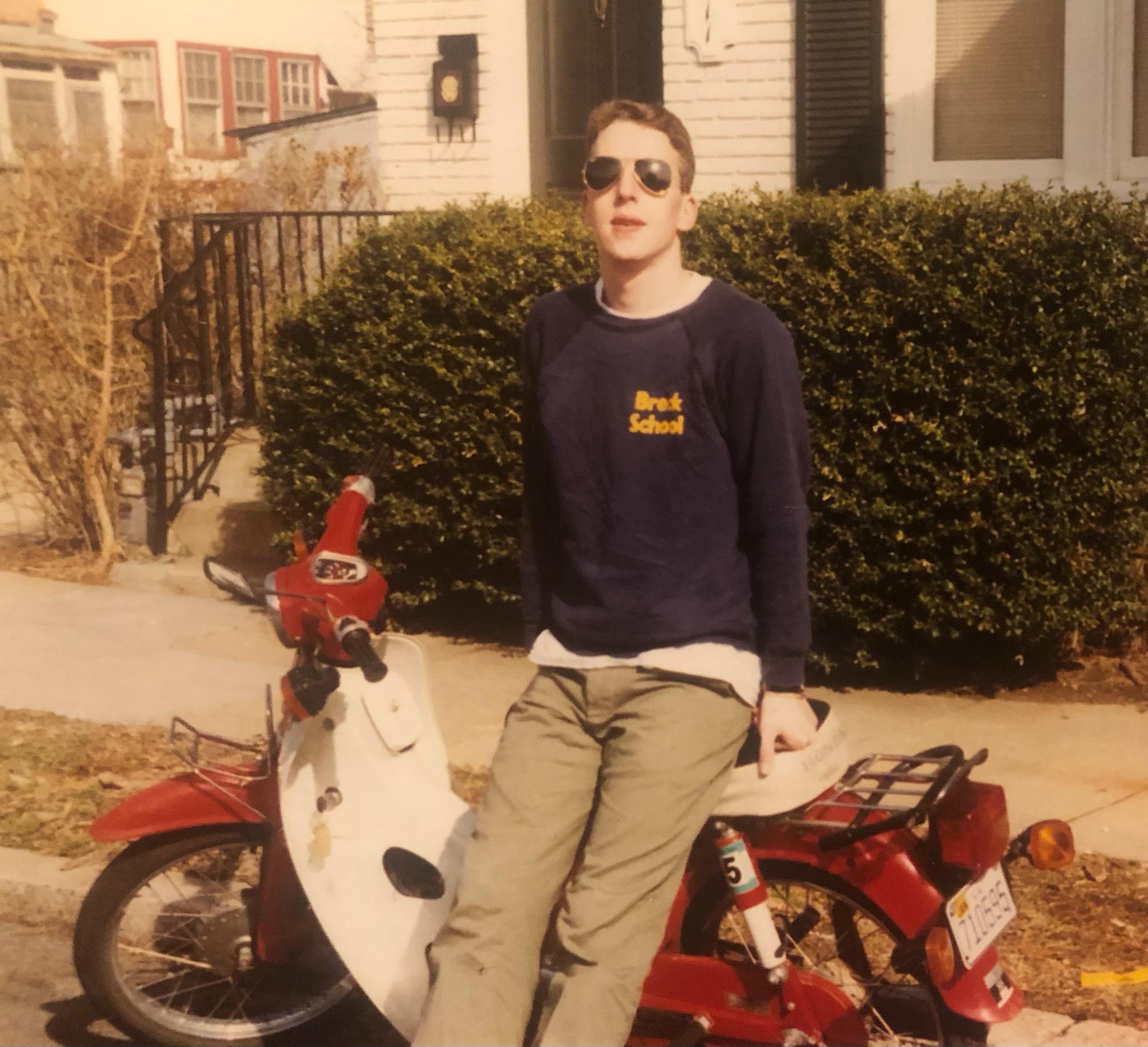 The author with his Honda Passport in the summer of 1988.