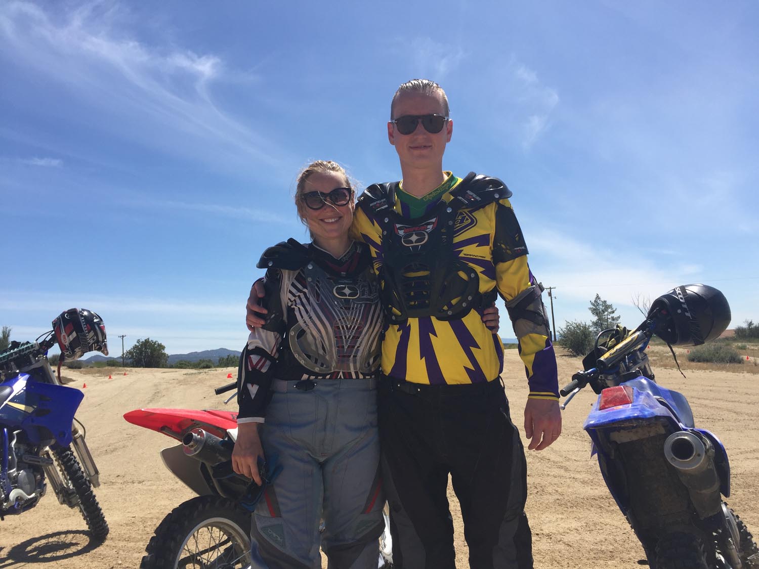 My first DirtBike School class with Thomas Nolan.