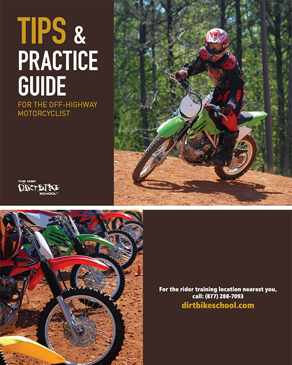 Tips and Practice Guide for the Off-Highway Motorcyclist booklet