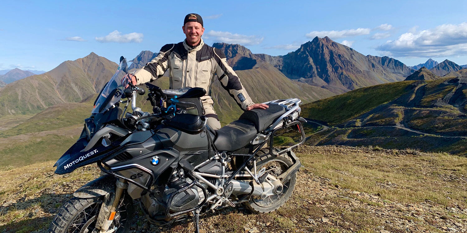 Ian Ziering on his 7-da motorcycling adventure though Alaska.