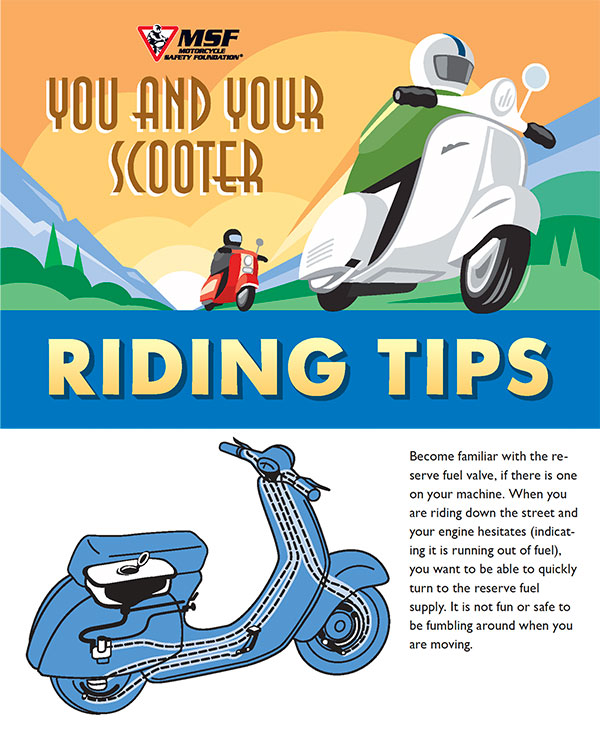 Sccoter Riding Safety Tips Booklet