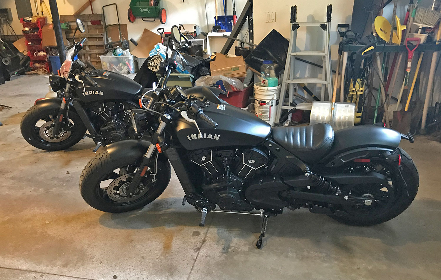 Brandon and his father each bought the same motorcycle, an Indian Scout Bobber Sixty, after taking the MSF Basic RiderCourse together and earning their licenses.