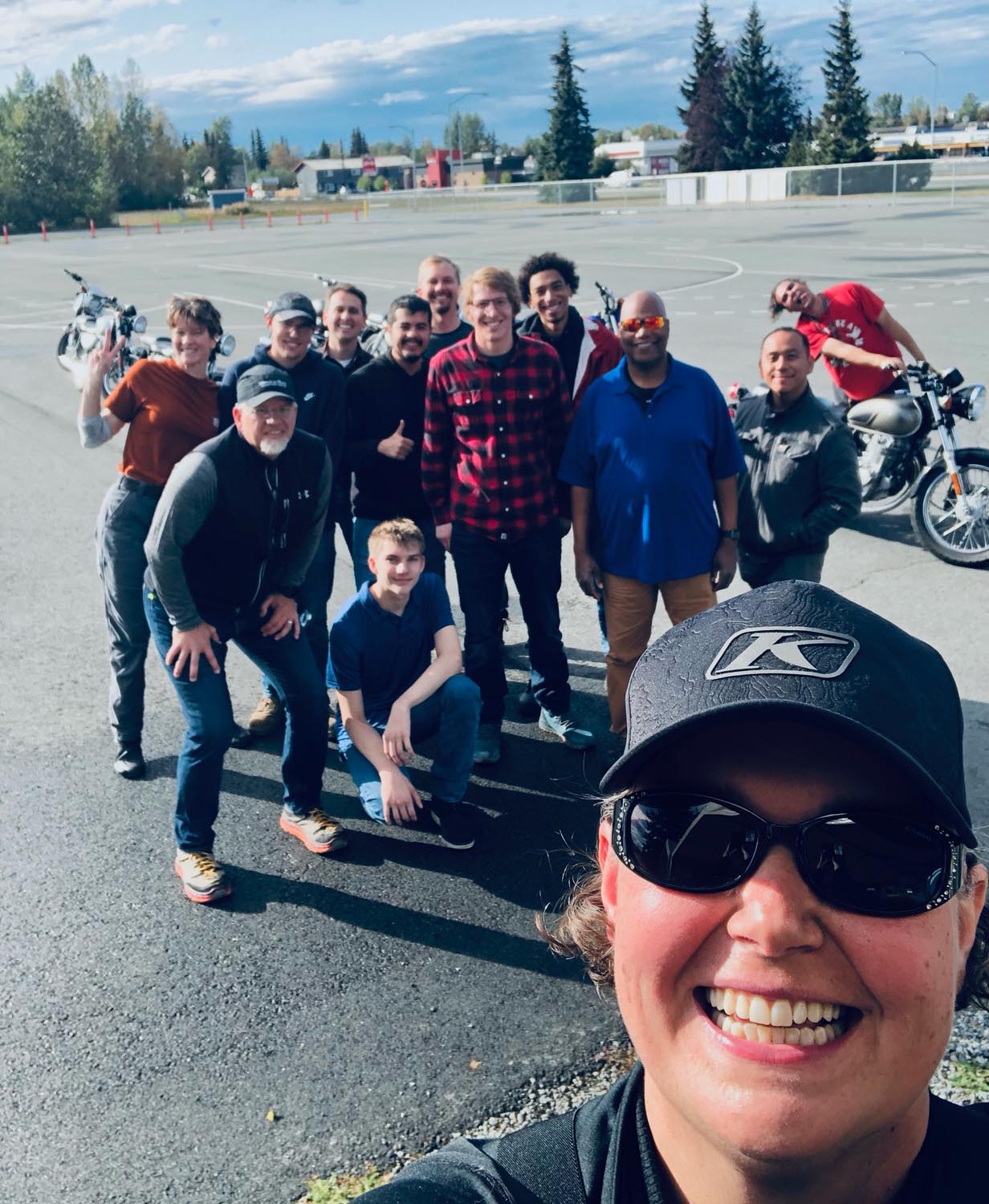 Jo teaches the MSF Basic RiderCourse in Alaska.