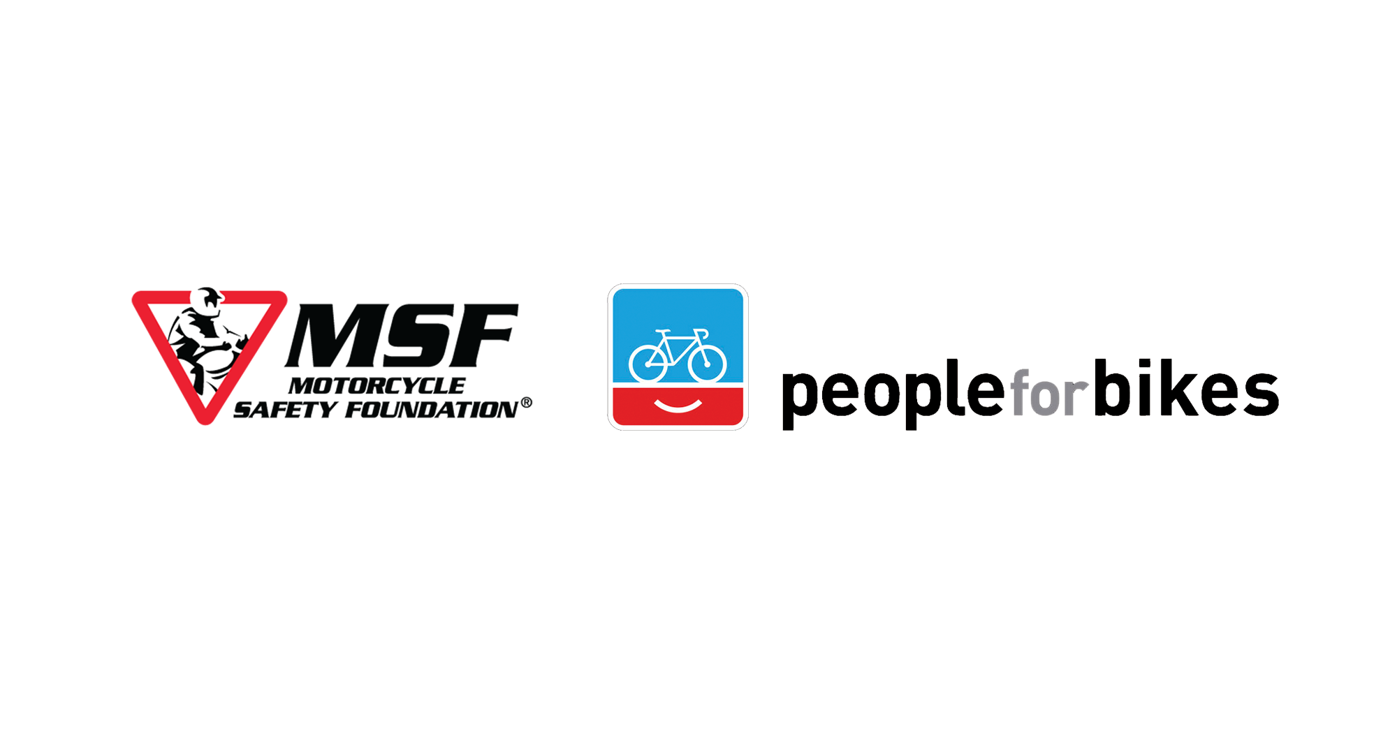 MSF and PeopleForBikes logos
