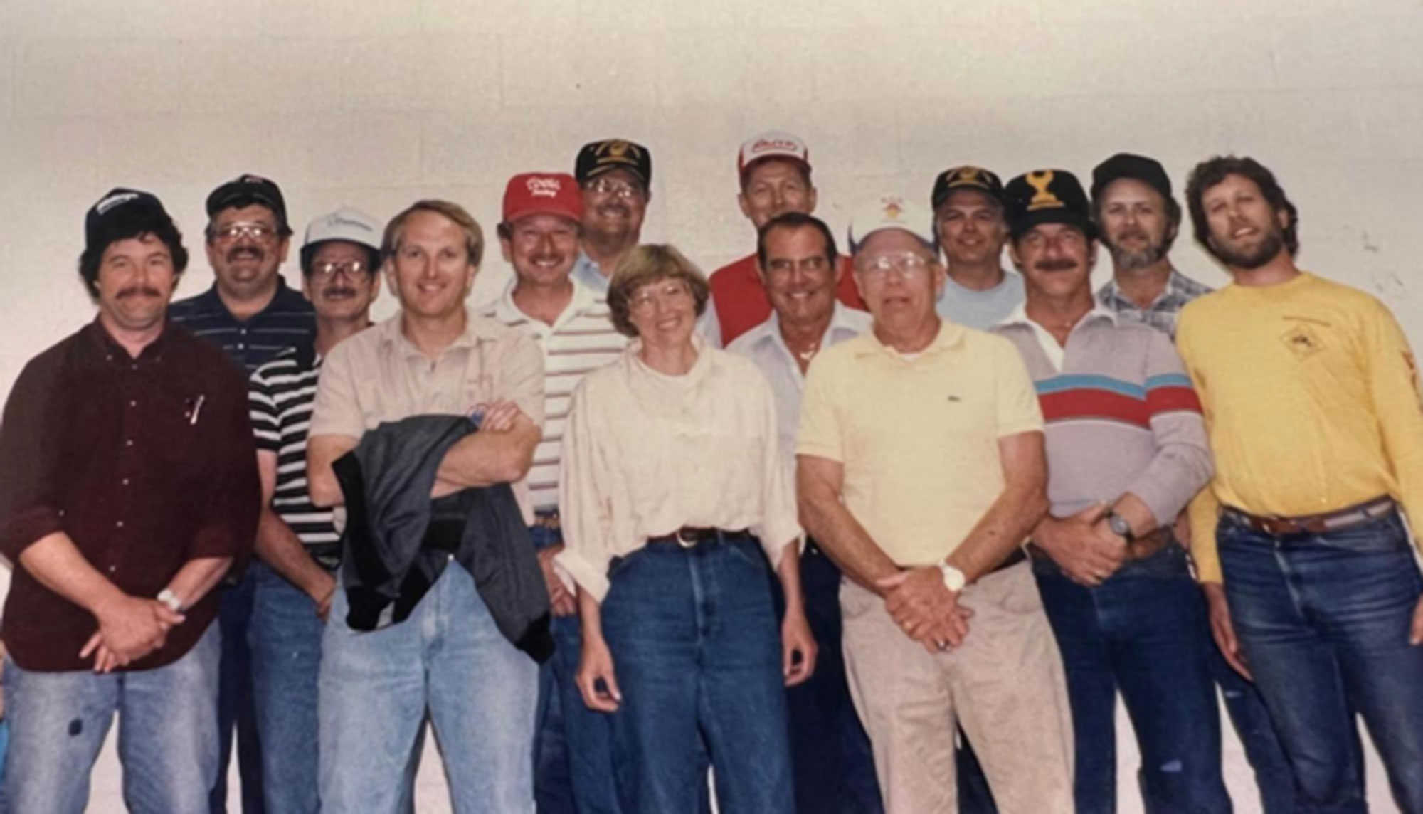 Ray Ochs (fourth from left) was Chief Instructor in this North Carolina MSF Instructor Preparation Course circa 1984.